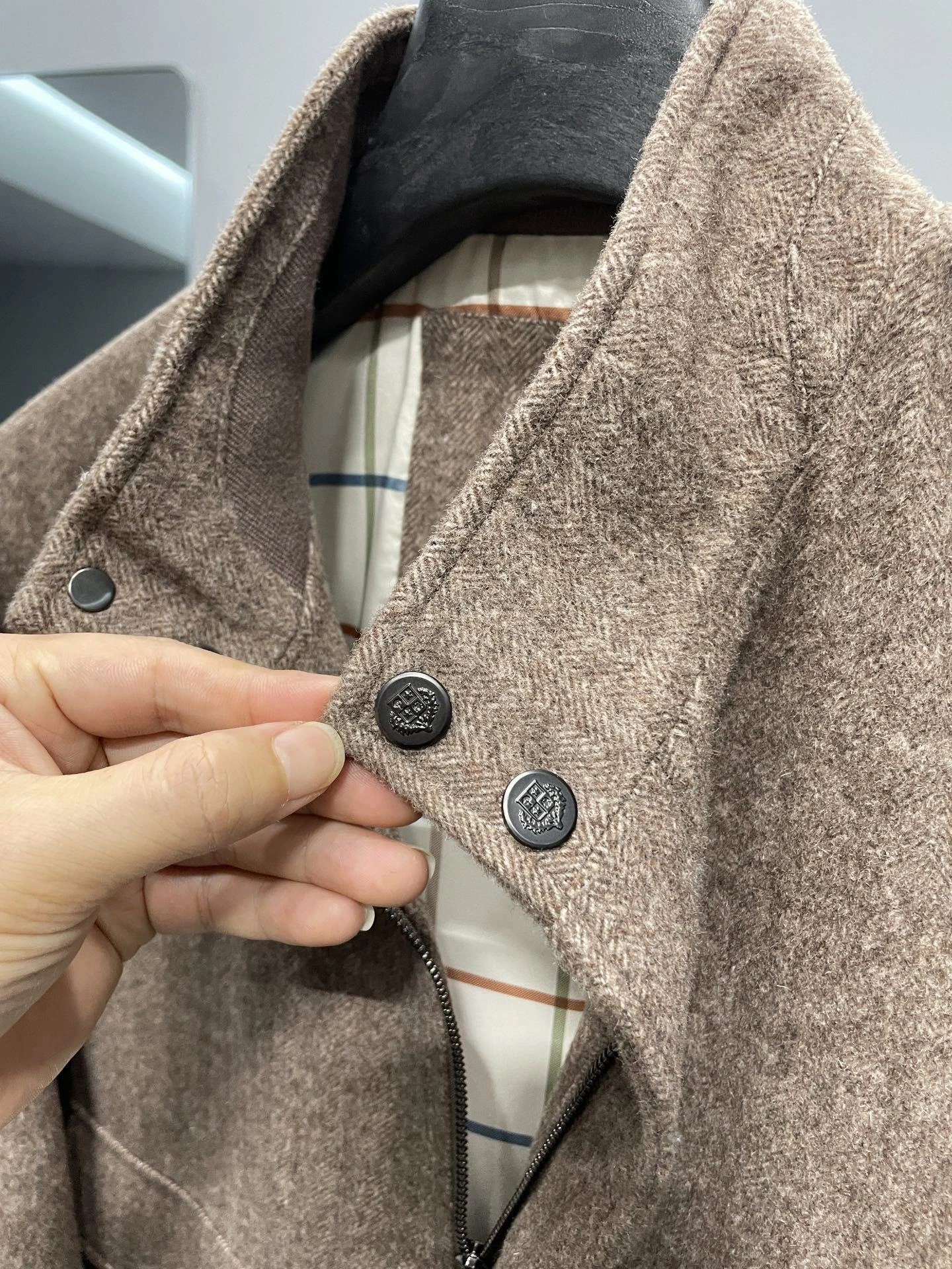 wg.luxury- 8oro Pi191 wool 2colour item:E-F501J2310-2H